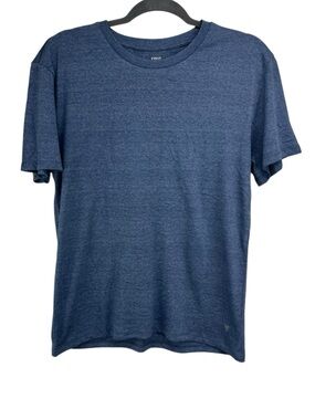 Frye Blue Heather Crew Neck Short Sleeve Tee Mens Small